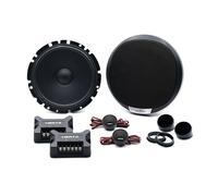 Hertz K 165 Fan Edition Kit d'enceintes 2 voies avec woofer 165/170 mm, tweeter 24 mm et crossover intégré 300 W Peak, 4 ohm, grilles incluses et installation facile