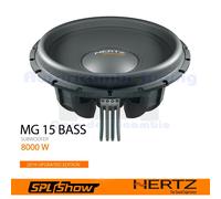 HERTZ MG 15 BASS Sub Subwoofer 8000W 38 CM RICAMBIO Groupe Mobile SPL MONSTER