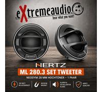 Hertz Mille Legend ML 280.3 - SET TWEETER Ndym 28mm tweeter