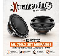 Hertz Mille ML 700.3 SET woofer 70 mm + couvercle médium bas - 1 paire