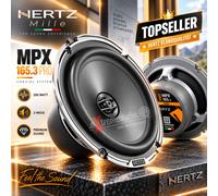 Hertz Mille MPX 165.3 PRO - 16,5cm Système coaxial 2 voies 200 watts, coaxial...