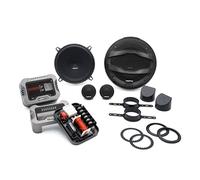 Hertz MPK 130.3 Kit Audio 2 Voies avec Woofer 130 mm V-Cone, Tweeter 25 mm Tetolon, Filtre Passif, Grilles Incluses, Puissance 200W, Impédance 4 Ohms, Noir
