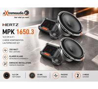 Hertz Mpk 1650.3 Mille Pro Set Haut Parleur Haut-Parleurs 2 Voies Woofer + Aigu