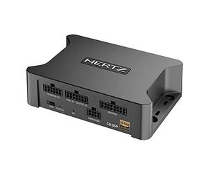 Hertz S8 DSP Processeur Audio Numérique Compact 6 Entrées 8 Sorties 32 Bits 96 kHz avec Reconnaissance Hi-Res JAS et Bluetooth 5.0 Intégré pour Véhicules