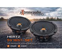 HERTZ SV 165.1 - SET SPL MIDRANGE 165mm 300 Watt haut-parleurs - 1 PAIRE de...