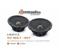 Hertz Paire de haut-parleurs médium SV 165.1 SPL – 165 mm 400W, haute pression & forte dynamique