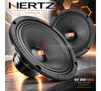 Hertz SV 200 NEO SET SPL woofer haut-parleur de graves/moyens motos Harley...