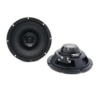 Hertz SX 165 Neo Haut-parleurs Coaxiaux 2 Voies 165 mm, 200 W, Tweeter Intégré 35 mm, Woofer Papier Pressé Hydrofuge, Aimant Néodyme N38-H, 4 Ohms, Noir