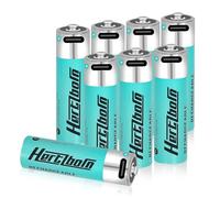 Hertzborn Batterie rechargeable USB (8, AA)