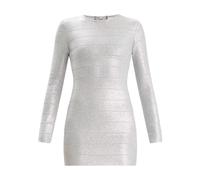 Herve Leger, Femme, Robes, Gris, Taille: 36 FR Day Robes