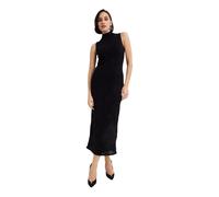 Herve Leger, Femme, Robes, Noir, Taille: 38 FR Robe Maxi Noire avec Design en Dentelle
