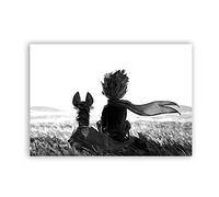 HERW Grande Affiche Le Petit Prince Et Le Renard Toile Art Impression Mur Photos Le Petit Prince Toile Peinture Art Affiche Enfants Chambre Décoration Murale