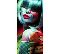 HERW Impression sur Toile Graffiti Art Mural Cool Filles Portrait Pop Art Peinture Affiches Et Impressions Décoration Murale pour Salon Toile Photos Décor Maison Cadeau De Noël