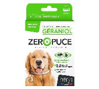 Héry Géraniol Collier Grand Chien Zéro Puce 60cm