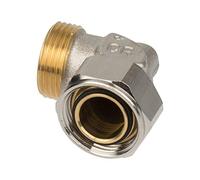 HERZ Coude de raccordement 90° pour radiateur - Permet une connexion sûre et étanche au circuit de chauffage central