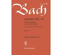 J.S. Bach – Herz und Mund und Tat und Leben (BWV 147) – Partition chœur et piano