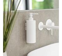 Herzbach Blanc Profond Seifenspender 23.811000. 2000 .07 pour 200ml, montage mural, blanc mat