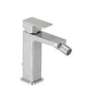 Herzbach Ceo mitigeur de bidet monocommande garniture de vidange sans allumette0 , finition acier inoxydable