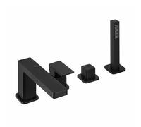 Herzbach CEO BLACK Robinetterie sur gorge de baignoire, Mitigeur monocommande, 36.220250.1.12,