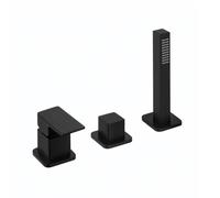 Herzbach CEO BLACK Robinetterie sur gorge de baignoire, Mitigeur monocommande, 36.220250.2.12,