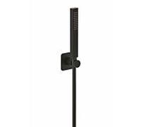 Herzbach de bain Deep Black 36.630423. 2000 .12 avec douchette tube laiton, noir mat