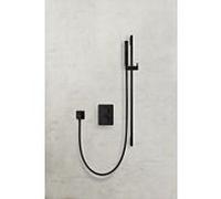 Herzbach de tiges murales Deep Black 36.690276. 2000 .12 900mm, réglable en continu, noir mat