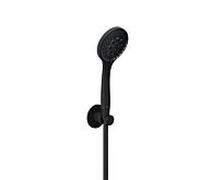 Herzbach Deep Black 23.914200. 2000 .12 avec porte-cône, douchette, flexible de douche 1500mm, noir mat