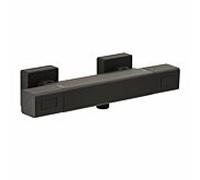 Herzbach Deep Black thermostat de douche 36.131100. 2000 .12 AP, noir mat
