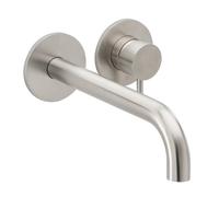 Ensemble d'assemblage final Herzbach Deep IX 28.203757. 2000 .09 encastré, mitigeur lavabo , bec 240 mm, inox brossé