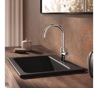 Herzbach DEEP Mitigeur de lavabo L-Size basse pression, 18.020330.1.01, L-Size