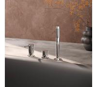 Herzbach DEEP Robinetterie sur gorge de baignoire, Mitigeur monocommande, 18.022025.2.01,