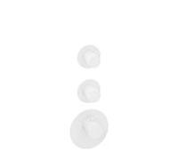 Herzbach Deep White kit de montage final 23.522010.1.07 module de thermostat universel, blanc mat