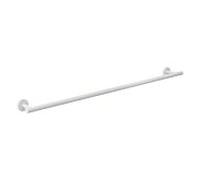 Herzbach Deep White porte-serviettes de bain 23.816500.1.07 longueur 800 mm, montage mural, fixation invisible, blanc mat