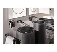Herzbach Design iX PVD 21.139757. 2000 .40 acier noir, mitigeur lavabo , 240mm