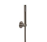 Herzbach Design iX PVD baignoire match0 21.914100. 2000 .40 acier noir, avec support de cône, 2000 douche match2 .600mm