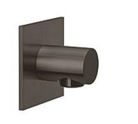 Herzbach Design iX PVD 21.995100.2.40 Acier noir, rosace 70x70mm
