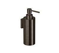 Herzbach Design iX PVD Seifenspender 21.811000. 2000 .40 acier noir, montage mural, 200 ml