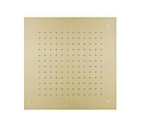 Herzbach Design iX PVD douche à effet pluie 21.638000.2.41 Laiton Acier, 380x380mm, pour installation au plafond