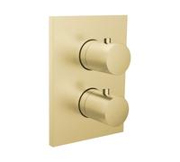 Herzbach Design iX PVD Mitigeur thermostatique de douche encastré, 21.503055.2.41,