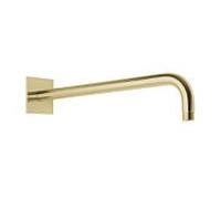 Herzbach Design iX PVD mural match0 21.960450.2.41 Laiton Acier, pour douche à effet pluie, 450 mm, avec rosace 70x70 mm