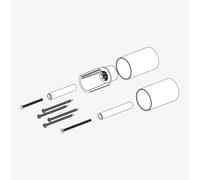 Herzbach Design iX PVD Rallonge encastrée pour thermostat encastré, L : 30 mm, 21.081600.1.41,