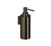 Herzbach Design iX PVD distributeur de savon 21.811000. 2000 .40 acier noir, montage mural, 200 ml