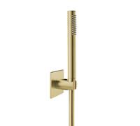 Herzbach Design iX PVD Set de douche avec support, 1 jet, 21.914100.2.41,