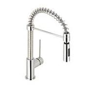 Herzbach Design nouveau mitigeur d'évier monocommande 10.136080. 2000 .01 chromé , pivotante ressort en spirale pivotante