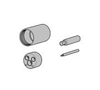 Herzbach encastrée 11.081500. 2000 .01 30mm, chromé