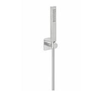 Ensemble de bain Herzbach Ceo 36.630423.1.14 avec support à sept cônes ronds, finition en acier inoxydable