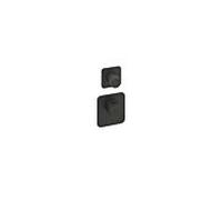 Herzbach Ensemble de montage final Deep Black 36.521015. 2000 .12 pour module de thermostat Universal , noir mat