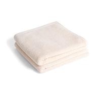 herzbach home - Collection Spa - Lot 2 Serviettes de Toilette 50 x 100 cm 100% Coton (crème)