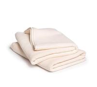 herzbach home - Collection Spa - Lot de Serviettes de Bain Douche 70 x 140 cm 100% Coton (crème)