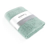 herzbach home Serviette de bain de qualité supérieure 100 x 150 cm (menthe) - Grande serviette de bain douce et absorbante de qualité supérieure - 100 % coton naturel